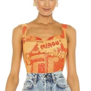 NWT Miaou Imogene Corset Top